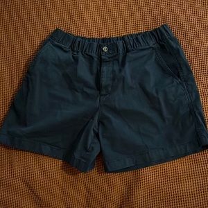 Size L Bearbottom Navy Blue Stretch Shorts (5.5” inseam)
